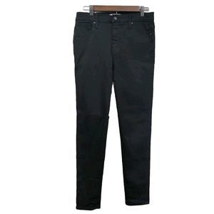 Madewell Womens 10" High Rise Skinny Jeans Size 30 Black Stretch Casual